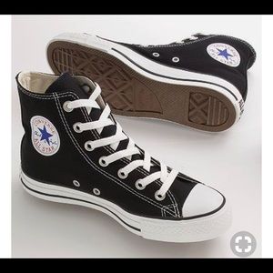 High top black converse